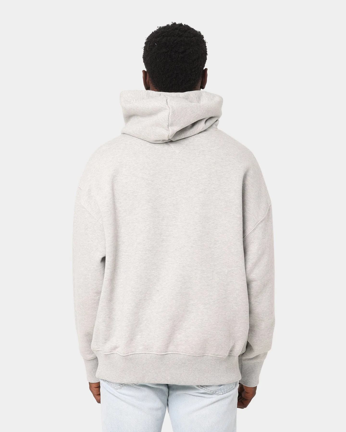Tommy Jeans Tommy Badge Hoodie Light Grey Heather