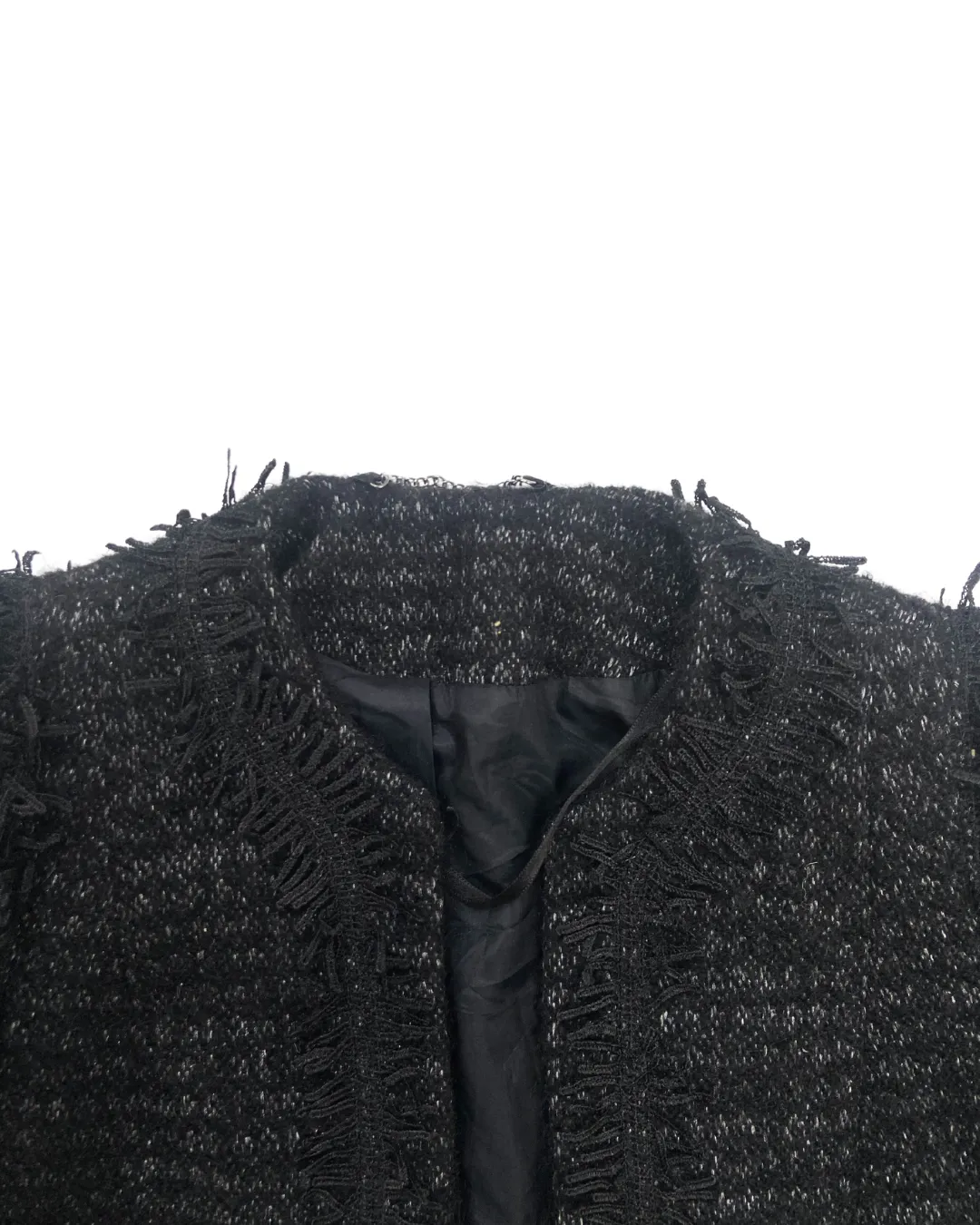 Topshop Cropped Tweed Style Jacket