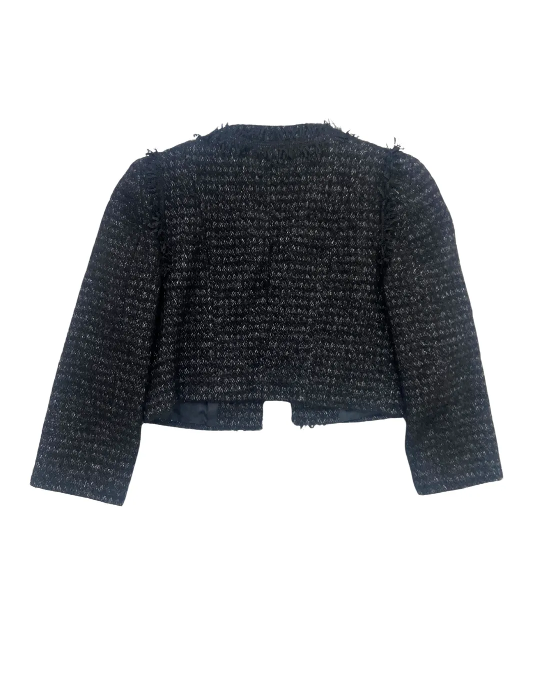 Topshop Cropped Tweed Style Jacket