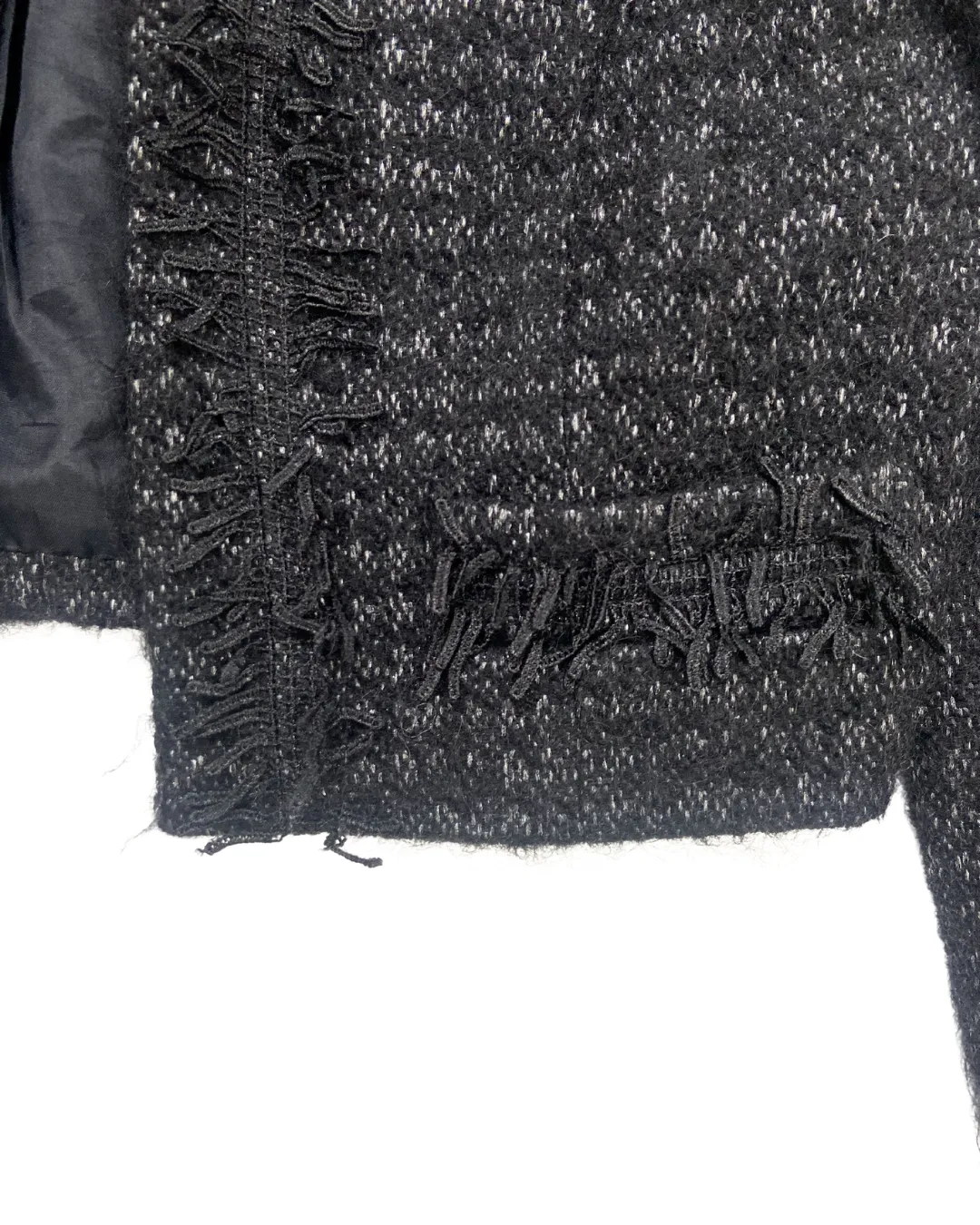 Topshop Cropped Tweed Style Jacket