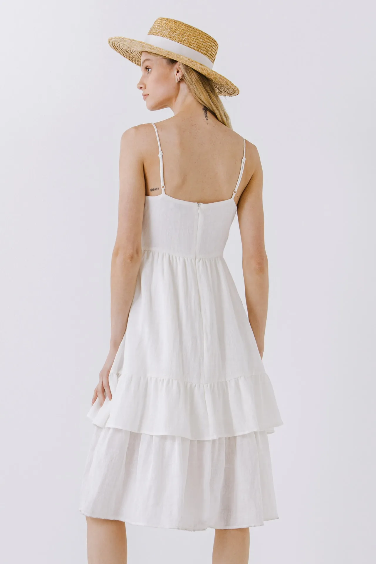 Two Tiered Midi Dress