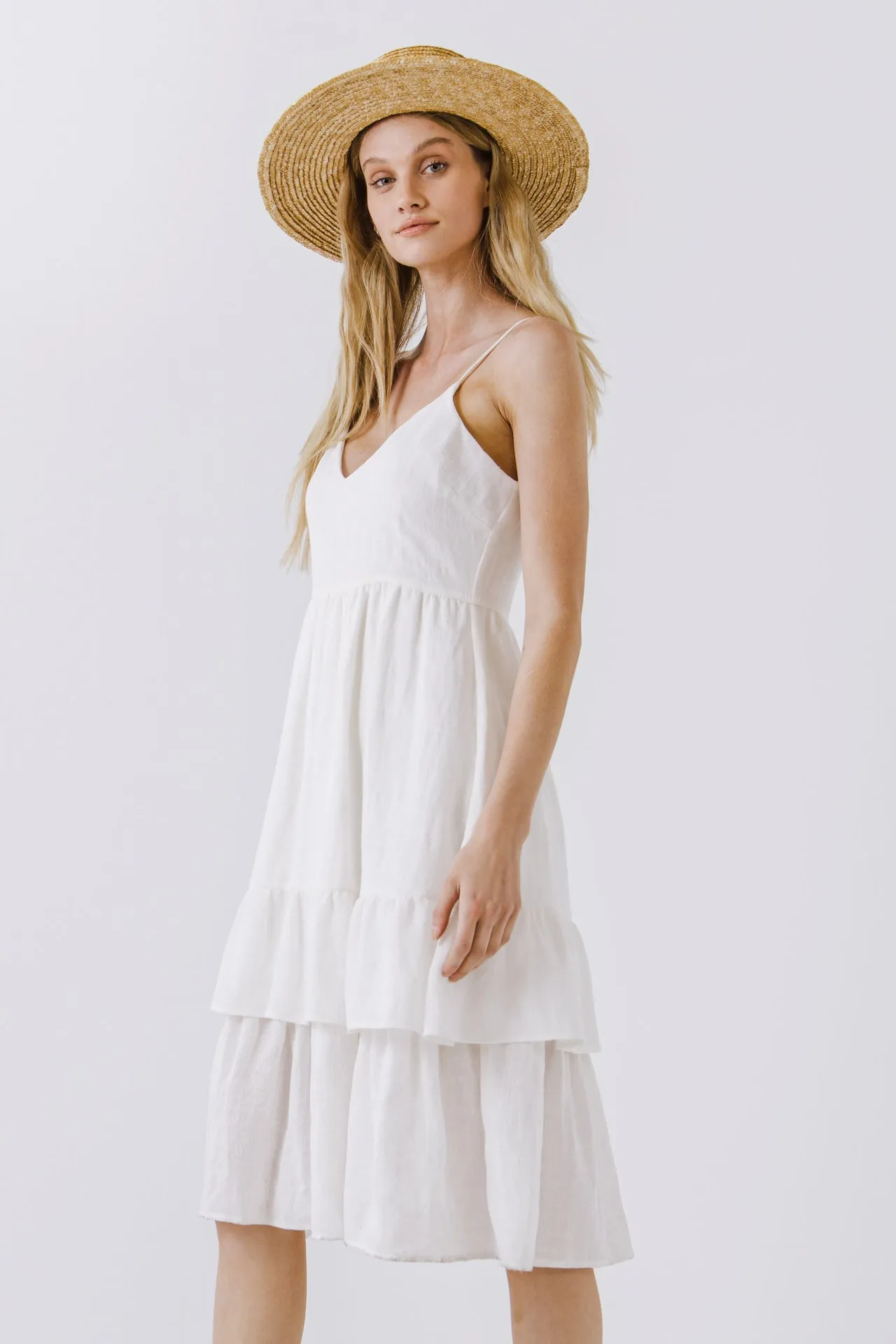Two Tiered Midi Dress