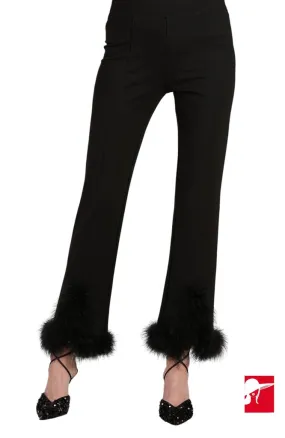 Tyler Boe Amherst ponte feather pant NEW size 8