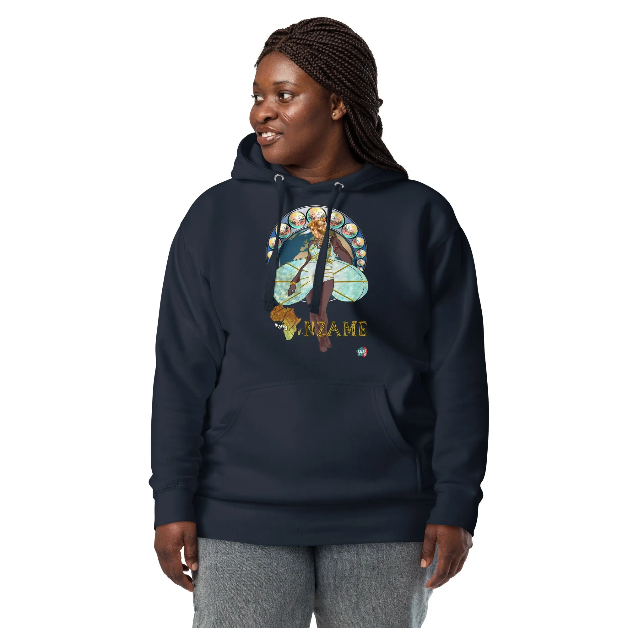Unisex graphic Hoodie Afrikkan Pantheon (African Gods) Nzame