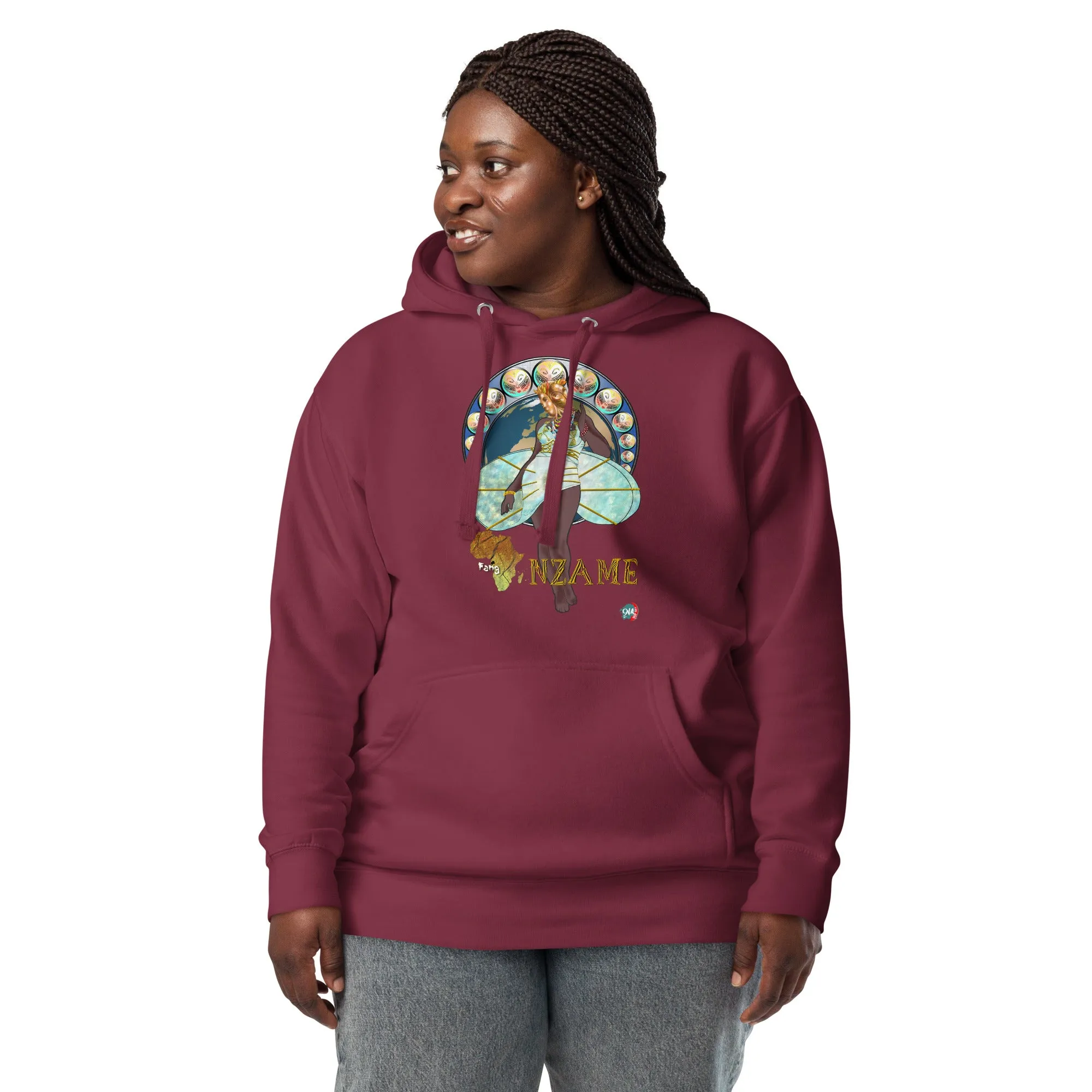 Unisex graphic Hoodie Afrikkan Pantheon (African Gods) Nzame