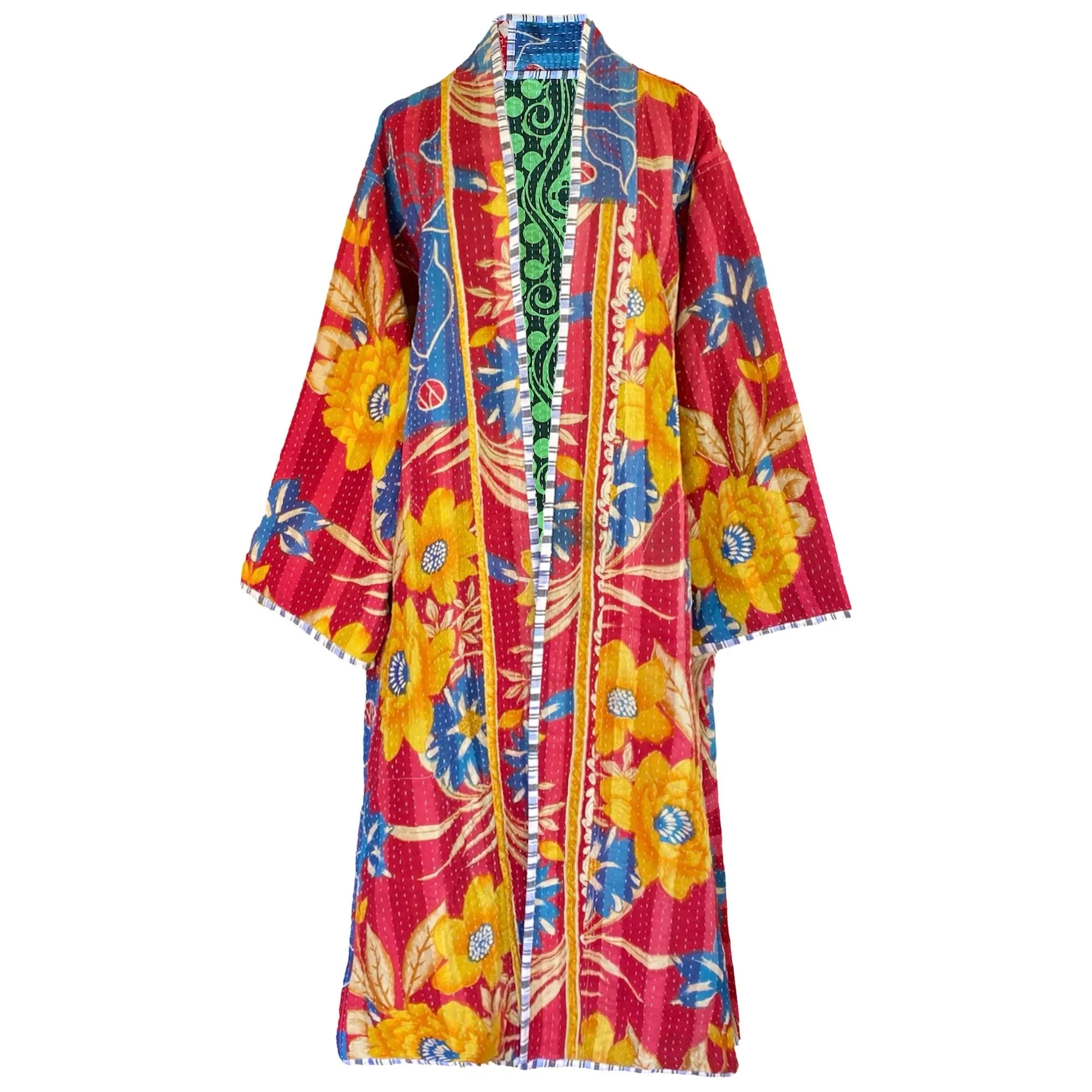 Urda Quilted Kantha Coat Vintage ONE OF KIND