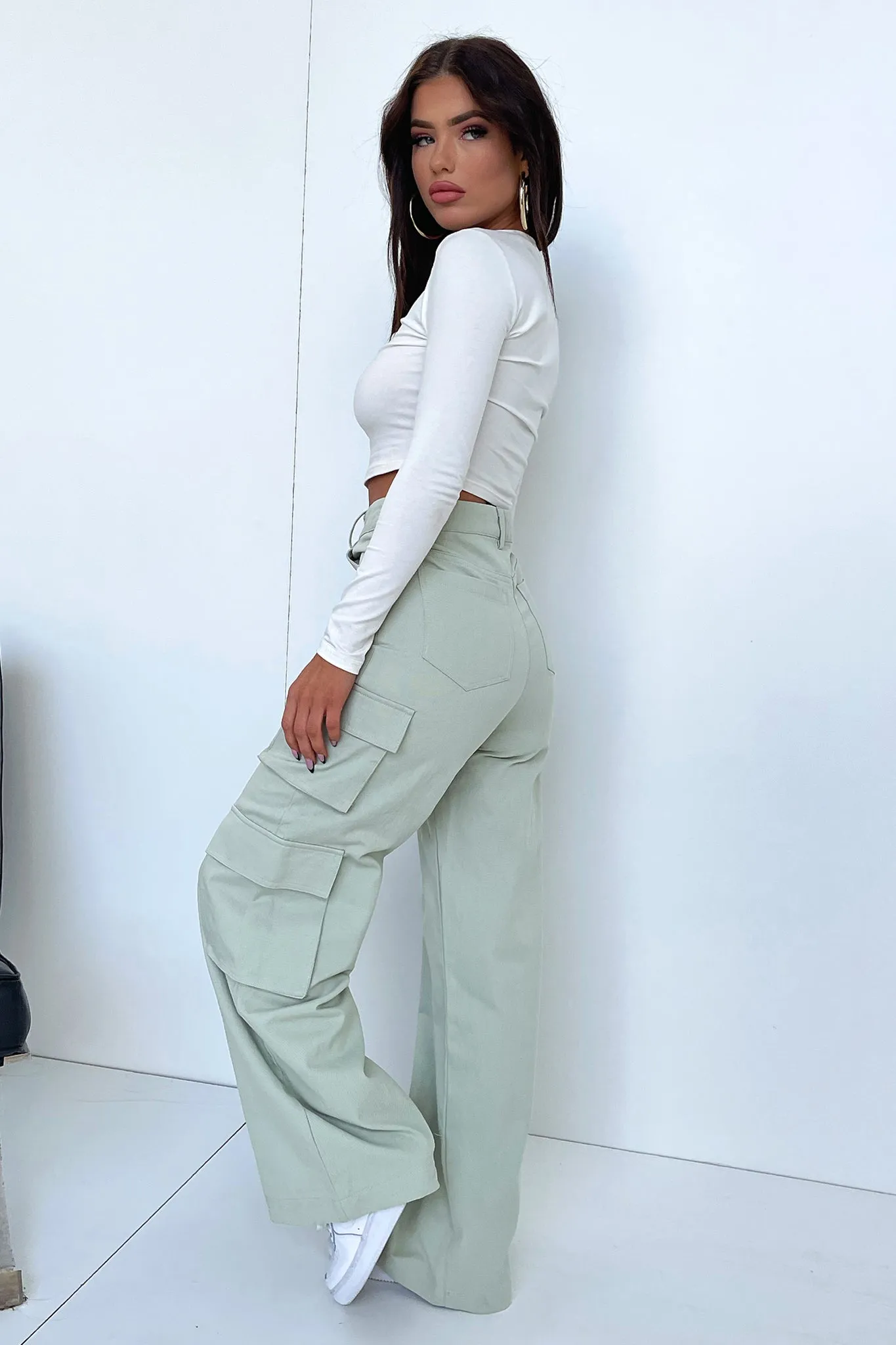 Venus Cargo Pants - Sage