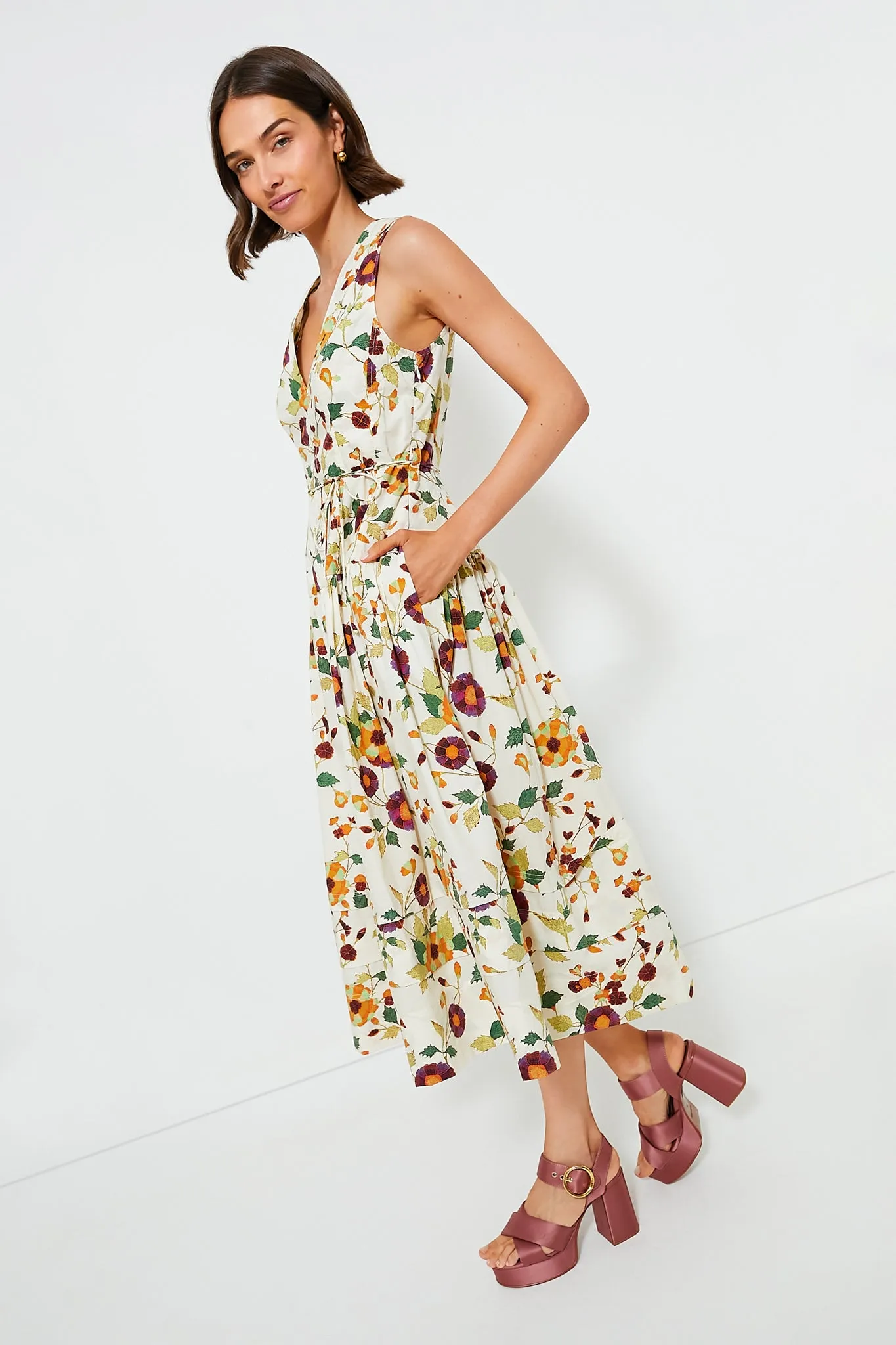 White Iris Kiran Dress