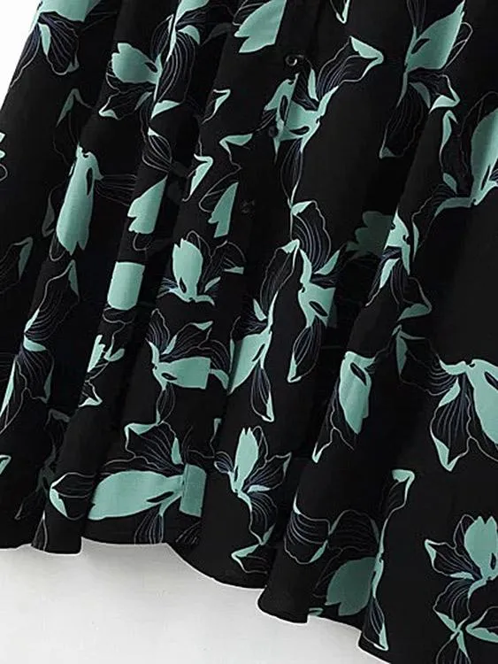 Wholesale Black Long Sleeve Shirt Fashion Dresses