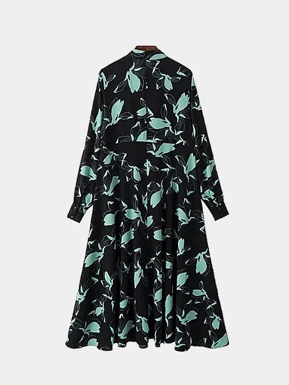 Wholesale Black Long Sleeve Shirt Fashion Dresses