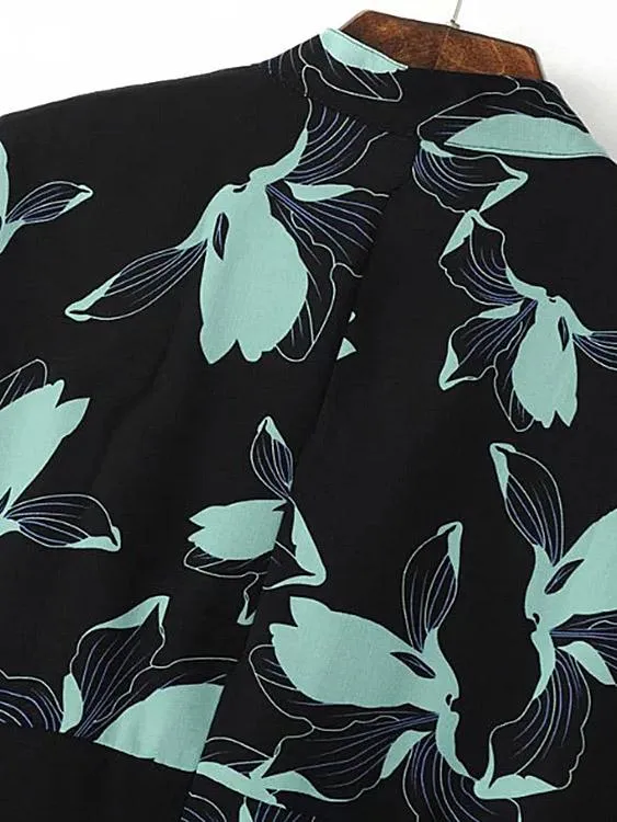 Wholesale Black Long Sleeve Shirt Fashion Dresses