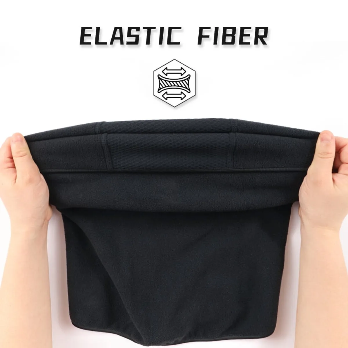 Winter Fleece Warmer Full Face Cover - Deep Gray