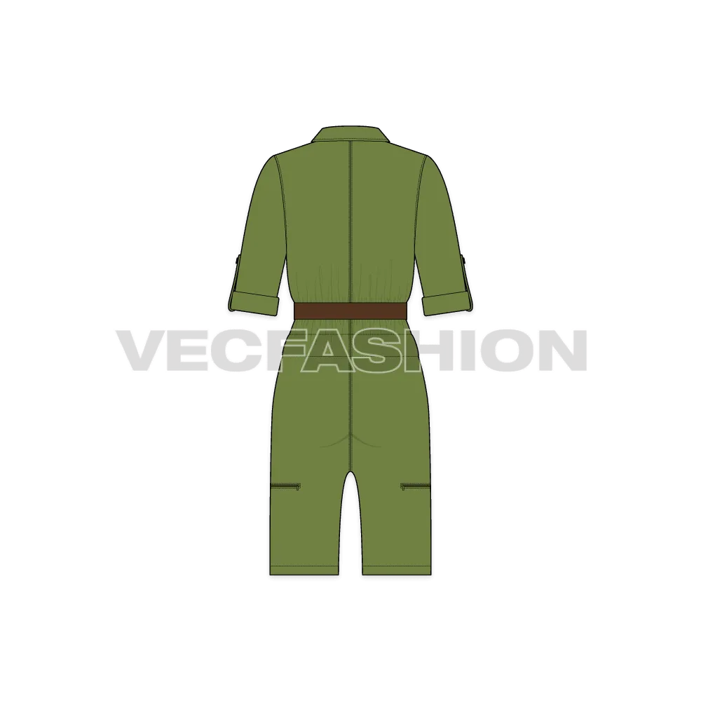 Women Boiler Suit with Shorts