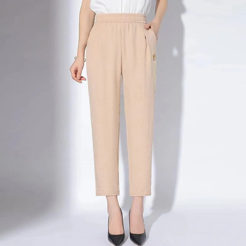 💝Women's Solid Color Casual Pants with Pockets