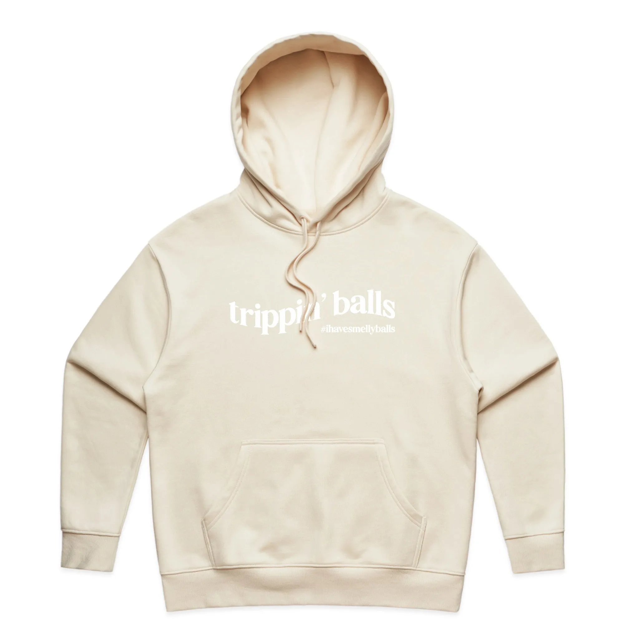 Women's Trippin' Balls Hoodie - Light Sand