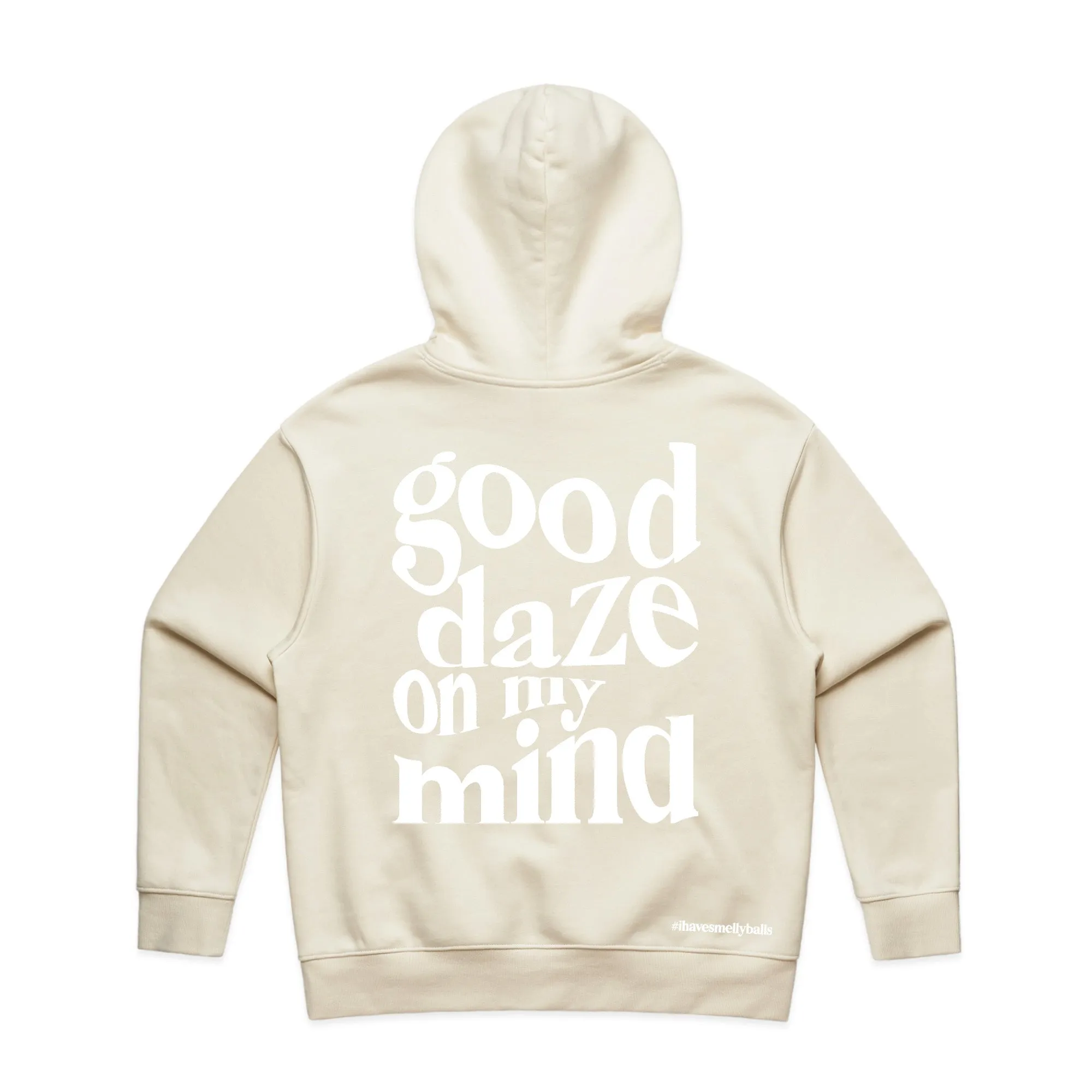 Women's Trippin' Balls Hoodie - Light Sand
