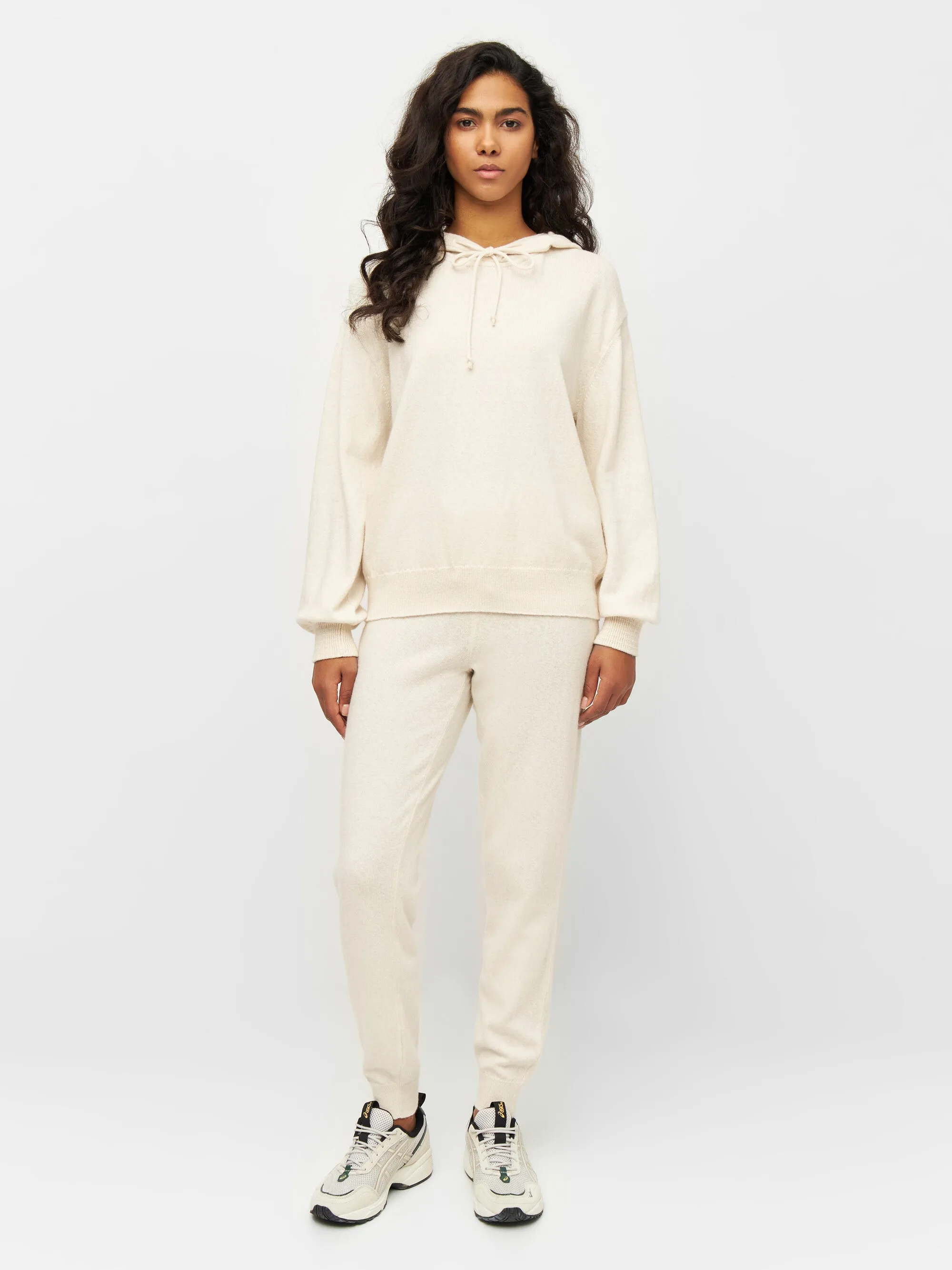 Wool hood knit - Buttercream