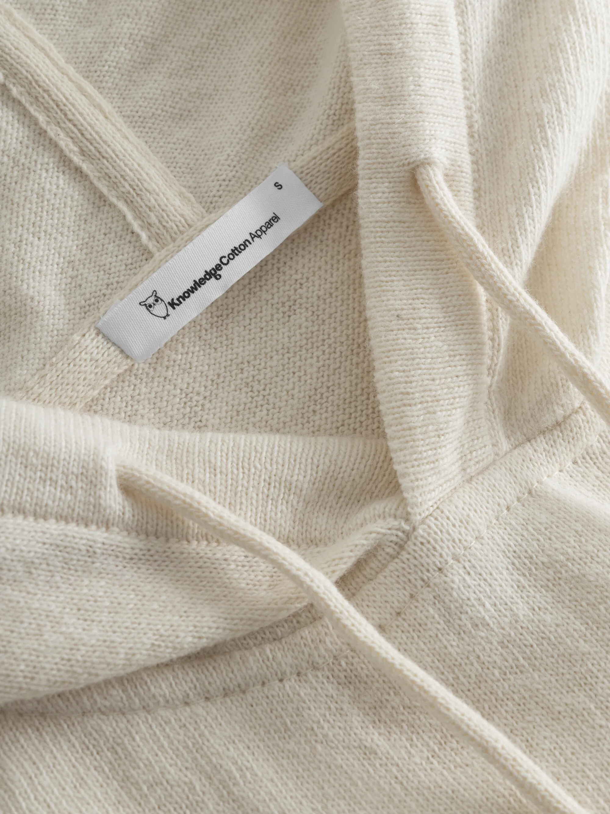 Wool hood knit - Buttercream