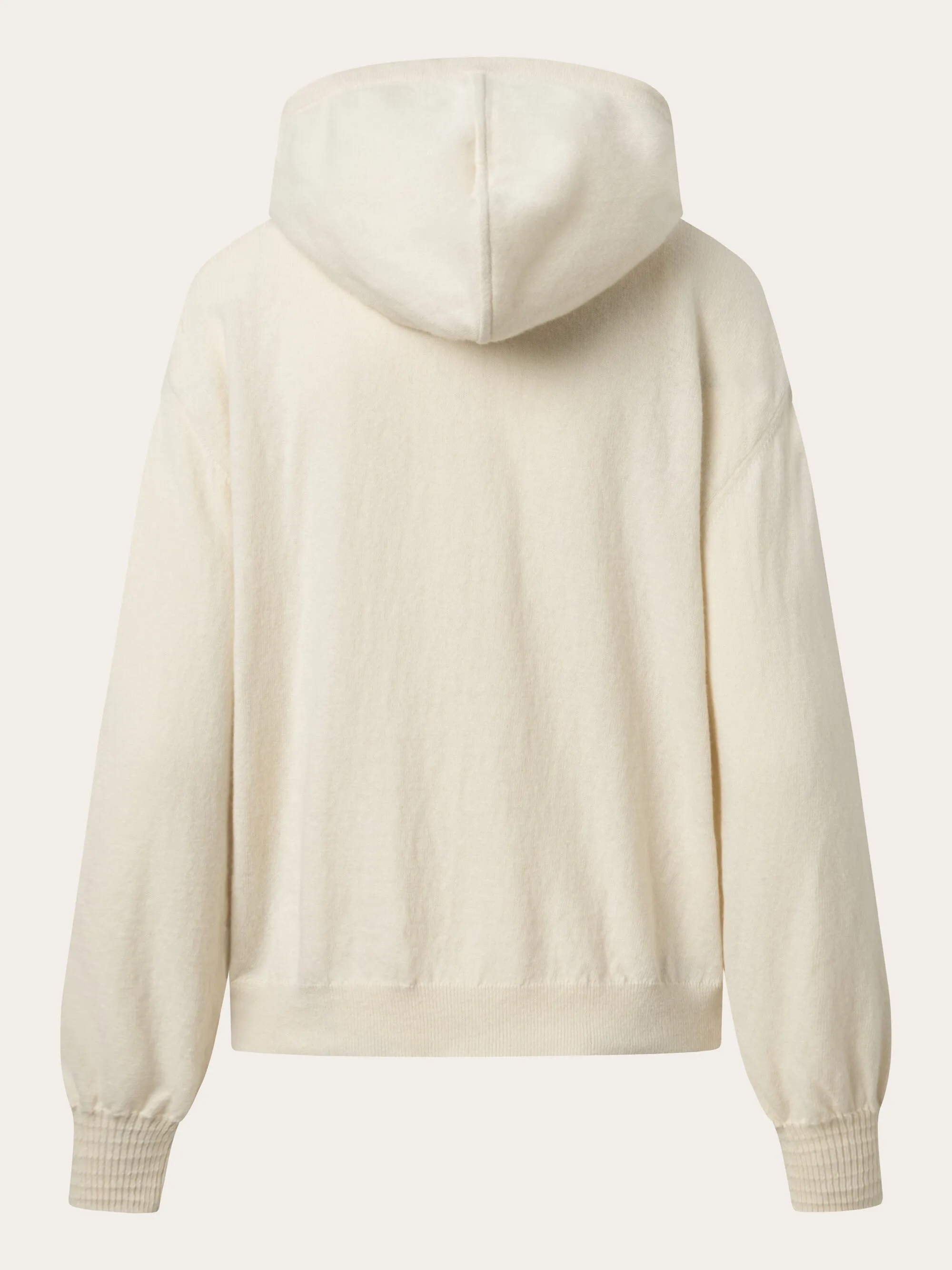 Wool hood knit - Buttercream