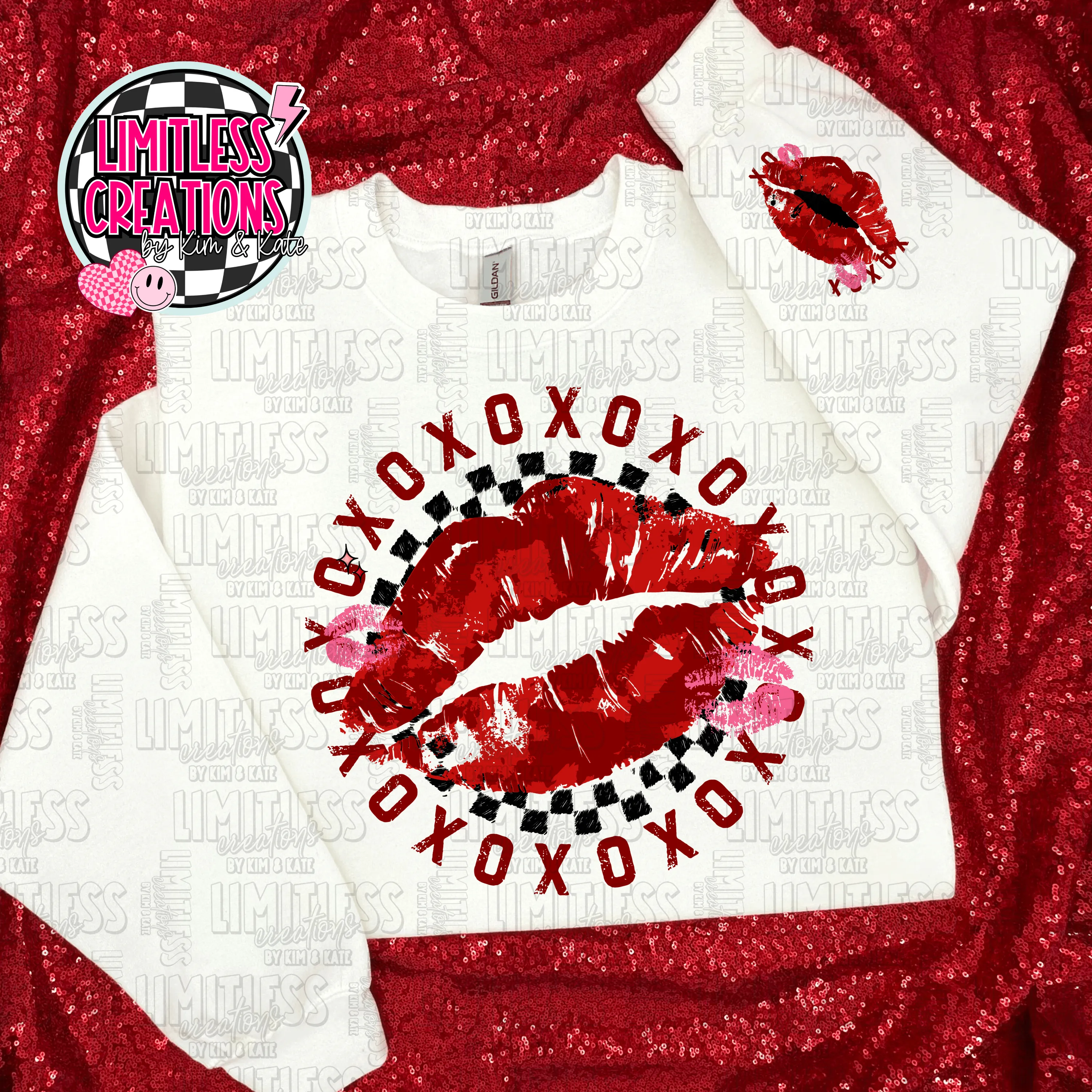 XO XO Lips Valentine Shirt