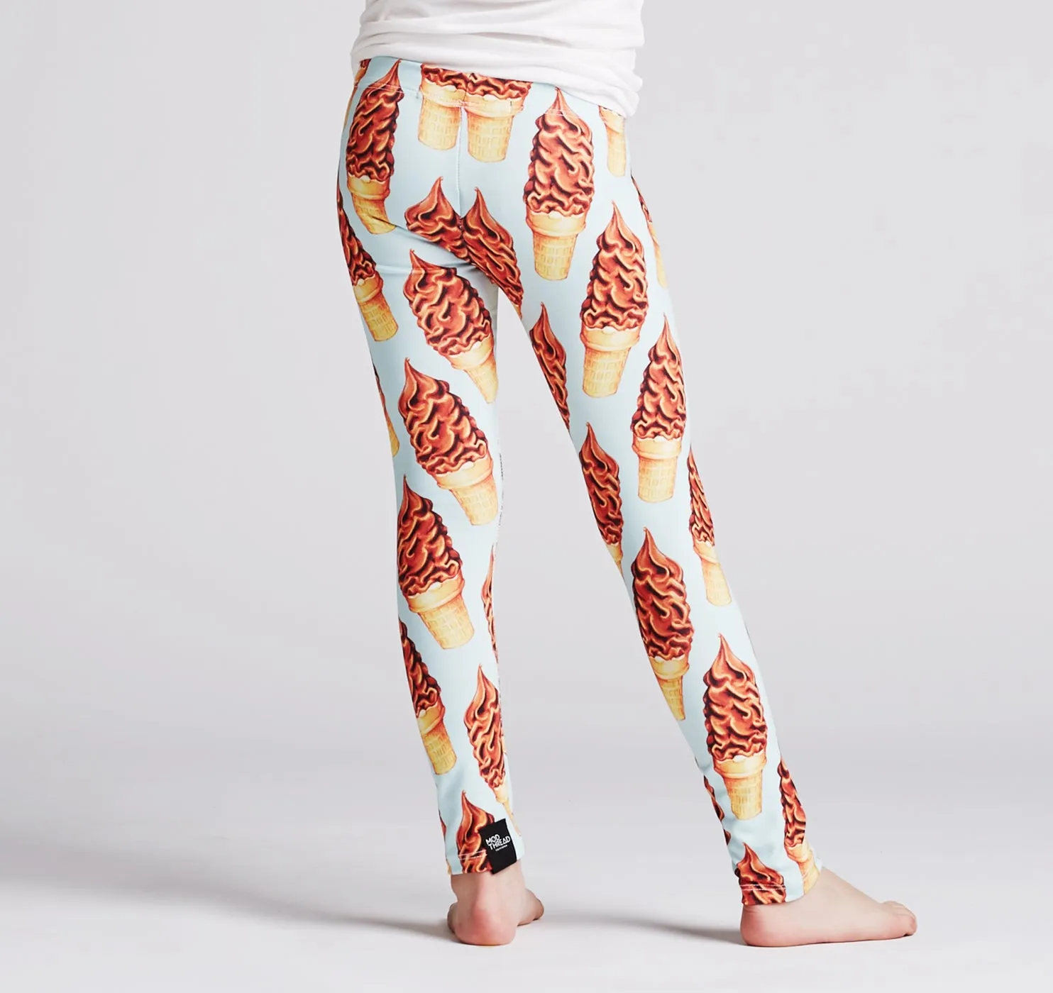 Youth Leggings, Chocolate Dip