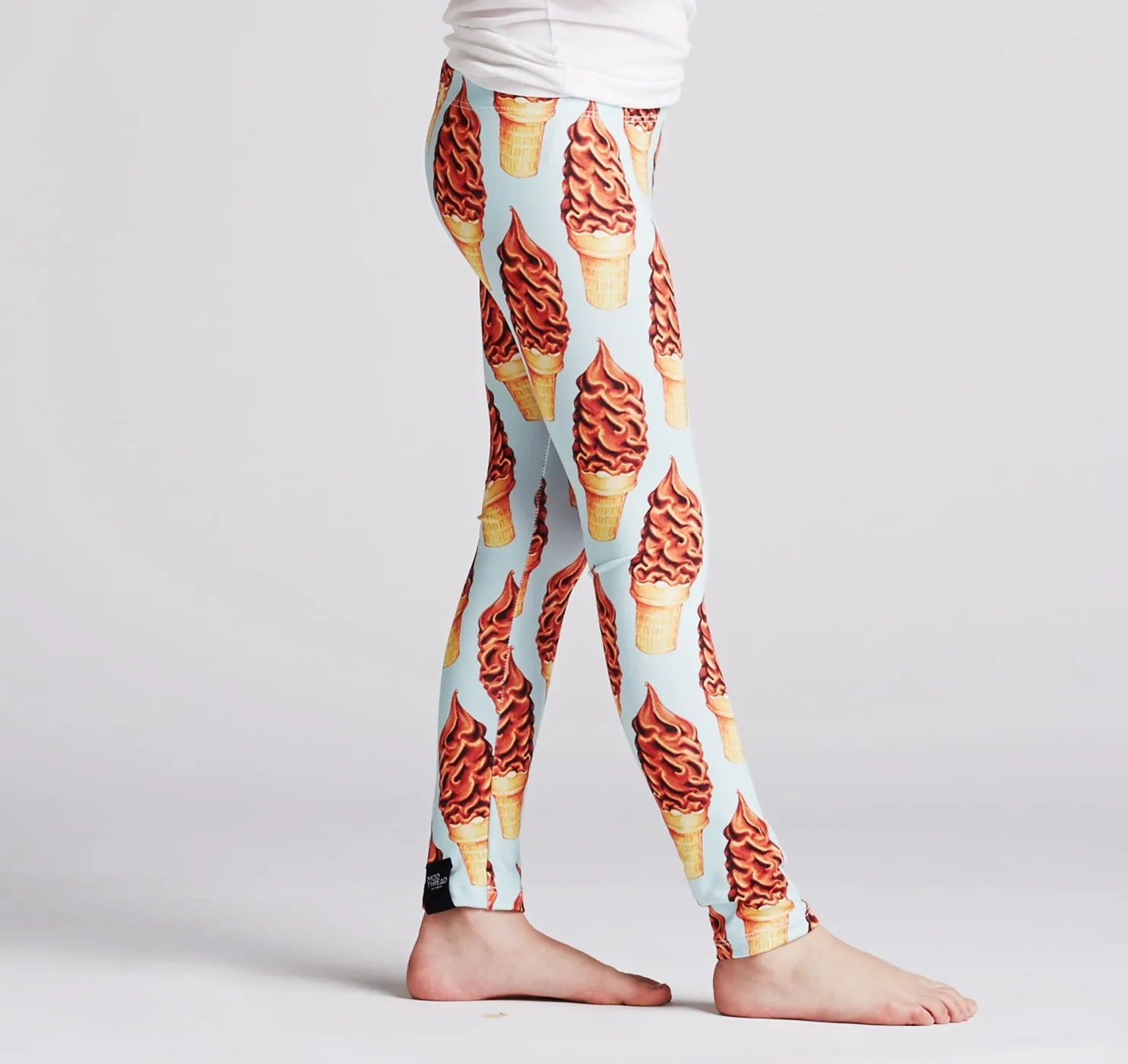 Youth Leggings, Chocolate Dip