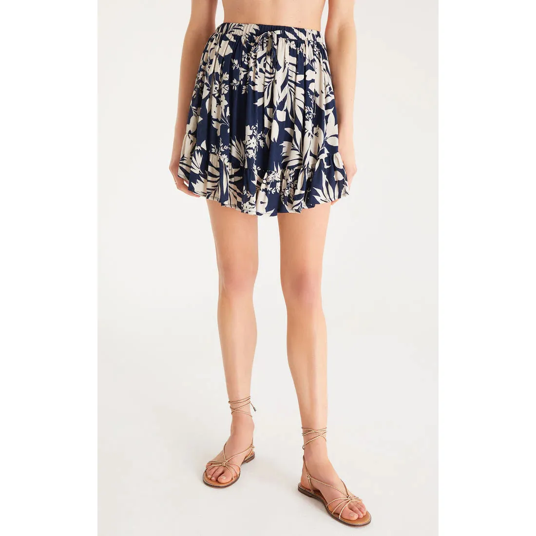Z Supply Jenni Abstract Leaf Skirt