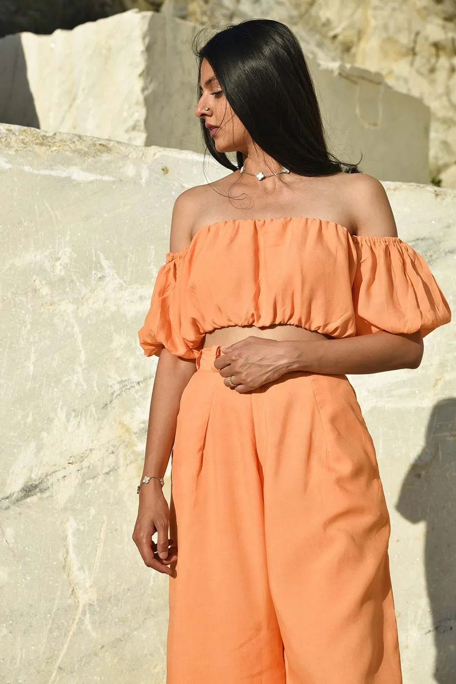 Zadaka Orange Co-Ord Set